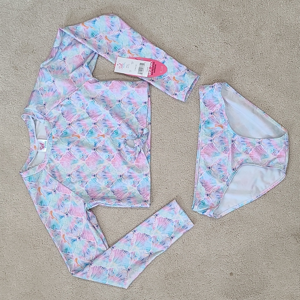 Sol Swim Sea Shell 2-piece Swimsuit